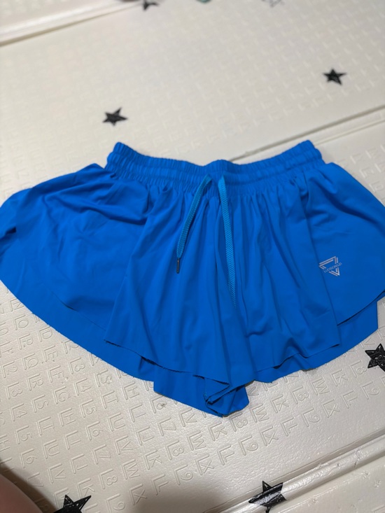 Pants - Bright Blue Athletic Running Shorts